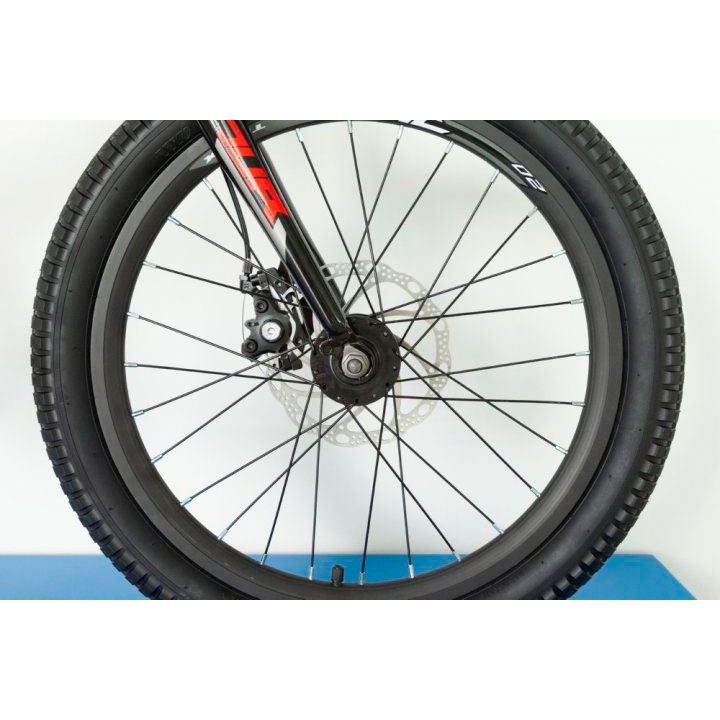 Велосипед TRINX Junior 3.0 20" Black-Grey-Red (JUN3.0BGR) Вилка ригідна сталева Trinx