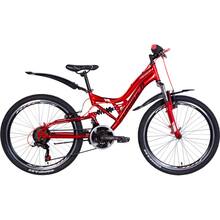 Велосипед FORMULA 24" ATLAS AM2 Vbr рама-14" 2021 Black/Green (OPS-FR-24-256)
