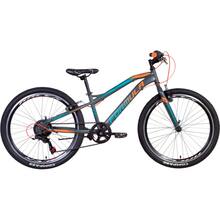 Велосипед FORMULA 24" FOREST Vbr рама-12,5" 2021 Anthracite/Orange (OPS-FR-24-273)