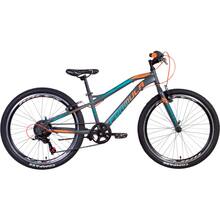 Велосипед FORMULA 24" FOREST Vbr рама-12,5" 2021 Black/Green (OPS-FR-24-274)