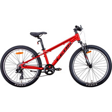 Велосипед Leon Junior AM 24" 12" 2021 Red (OPS-LN-24-066)