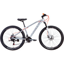 Велосипед FORMULA DRAGONFLY AM DD 27.5 "/ 15" 2021 Silver / Orange (OPS-FR-27.5-136)