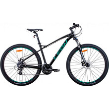 Велосипед LEON 29" TN-90 рама-20" 2021 Black/Turquoise (OPS-LN-29-097)