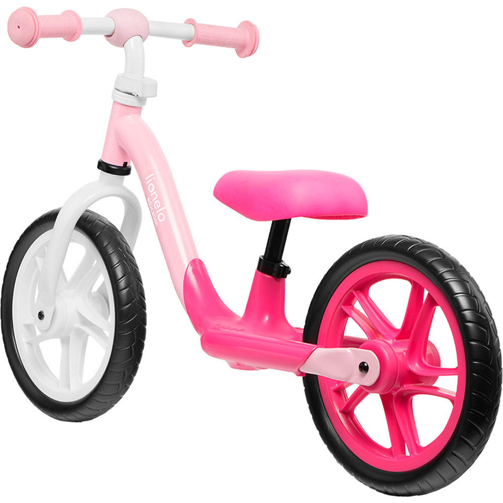 Беговел Lionelo Alex Bubblegum Pink (LOE-ALEX BUBBLEGUM) Диаметр колеса 12" (рост до 100 см)