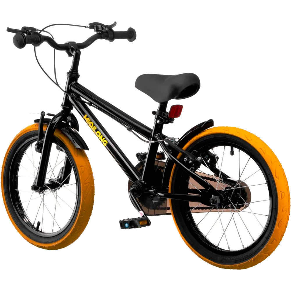Дитячий велосипед Miqilong ST Black 16 "(ATW-ST16-BLACK) Діаметр колеса 16" (зріст 90-120 см)