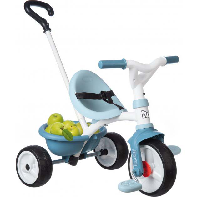 Детский велосипед SMOBY Be Move 2 в 1 с багажником Голубой (740331)