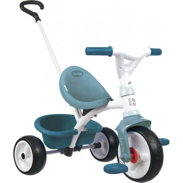 Детский велосипед SMOBY Be Move 2 в 1 с багажником Голубой (740331) Покрышки ЕVA