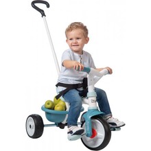 Детский велосипед SMOBY Be Move 2 в 1 с багажником Голубой (740331)
