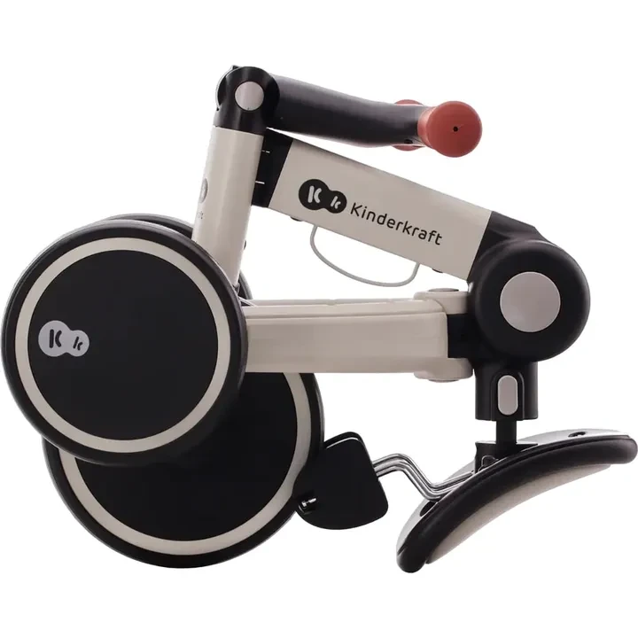 Беговел KINDERKRAFT Трехколесный велосипед 3 в 1 4TRIKE Silver Grey (KR4TRI22GRY0000) Седло Контурное седло; регулировка седла: 29,5 – 31,5 см