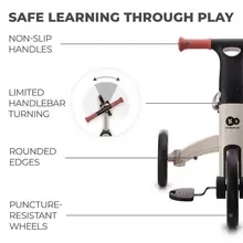 Беговел KINDERKRAFT Трехколесный велосипед 3 в 1 4TRIKE Silver Grey (KR4TRI22GRY0000)