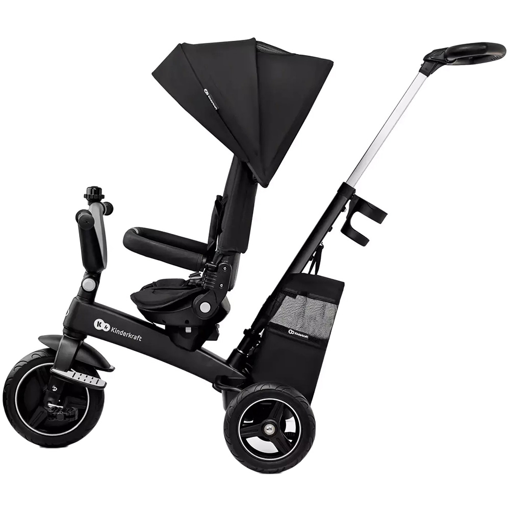 Дитячий велосипед KINDERKRAFT Easytwist Black KREASY00BLK0000 (5902533920631) Електричний велосипед False