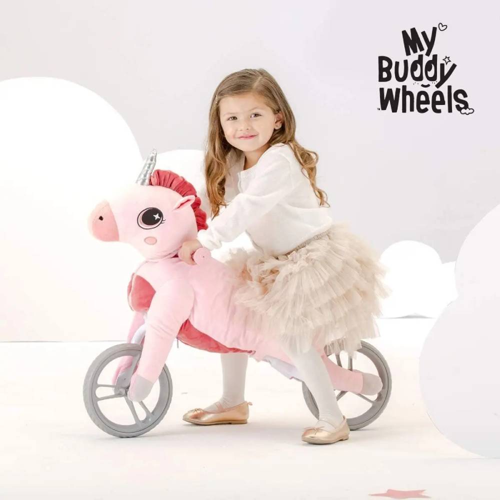 Біговел YVOLUTION My Buddy Wheels Єдиноріг (N101232) Матеріал рами сталь