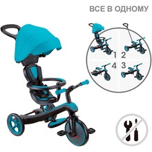 Дитячий велосипед GLOBBER EXPLORER TRIKE 4 в 1 Turquoise (634-105)