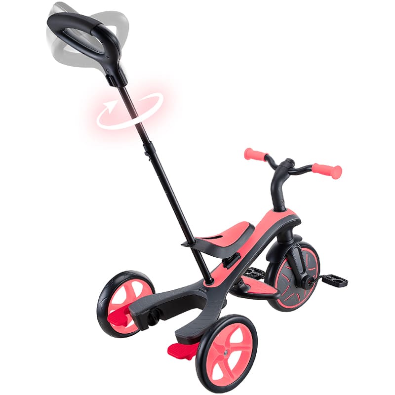 Фото Дитячий велосипед GLOBBER EXPLORER TRIKE 4 в 1 Pink (634-110)