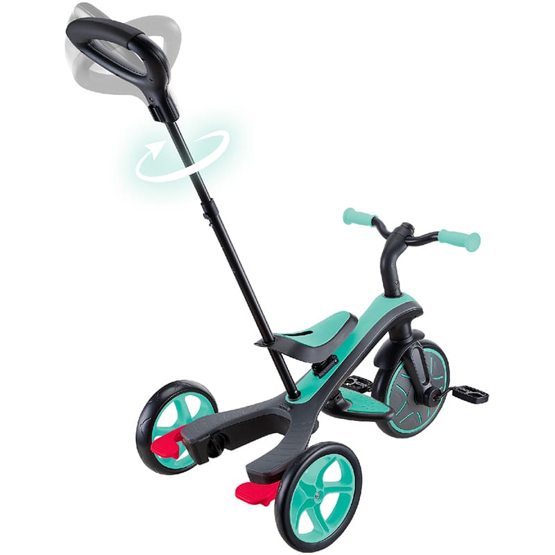 Дитячий велосипед GLOBBER EXPLORER TRIKE 4 в 1 Mint (634-206) Електричний велосипед False
