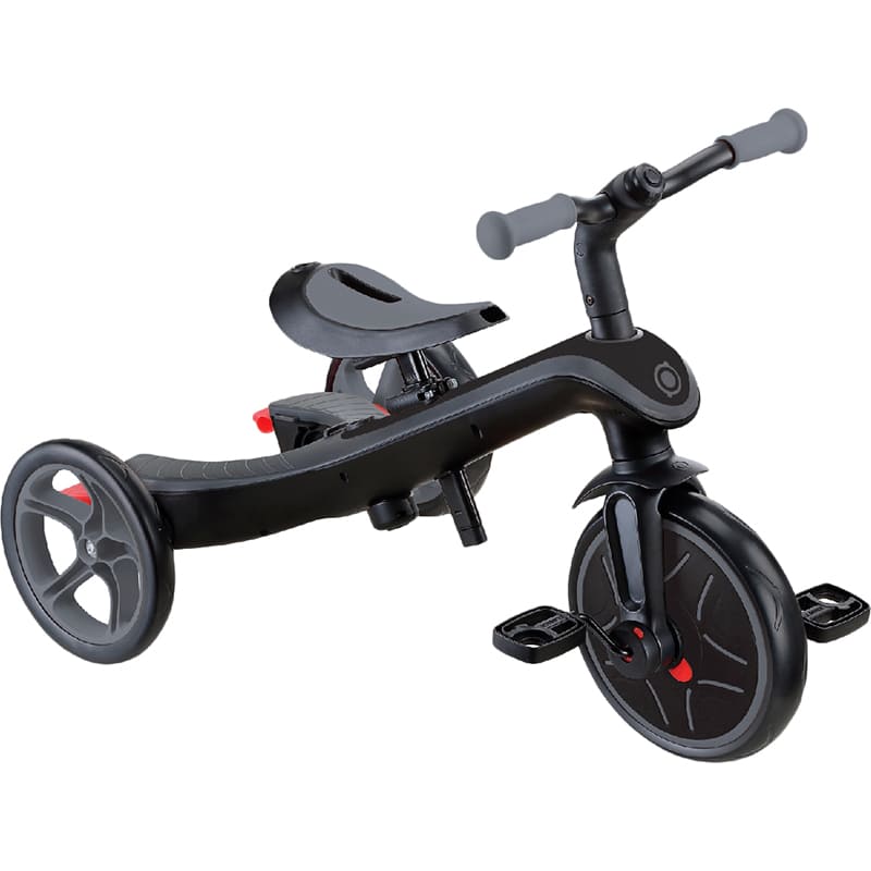 Зовнішній вигляд Дитячий велосипед GLOBBER EXPLORER TRIKE Deluxe Play 4 в 1 Black/Gray (636-120)