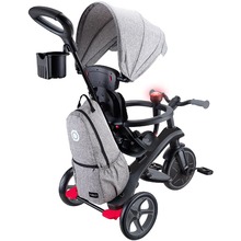 Дитячий велосипед GLOBBER EXPLORER TRIKE Deluxe Play 4 в 1 Black/Gray (636-120)