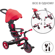 Велосипед дитячий триколісний Globber Explorer Trike 4 в 1 Red (634-102)