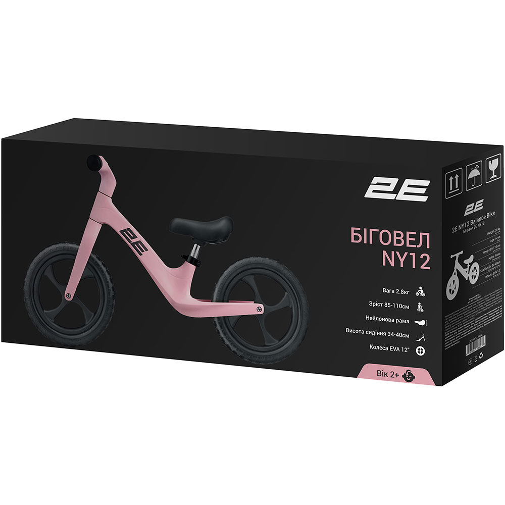 Покупка Беговел MIQILONG 2E NY 12" Pink (ZCY-NY12-PINK)