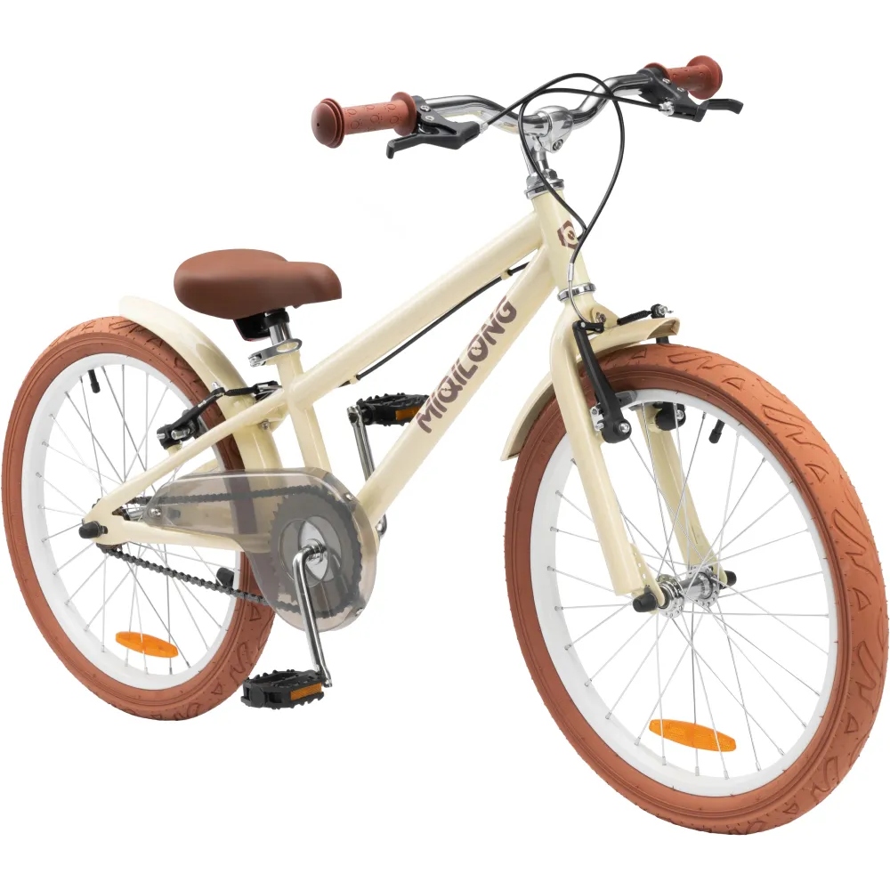 Велосипед MIQILONG RM 20" Beige (RBB-RM20-BEIGE) Електричний велосипед False