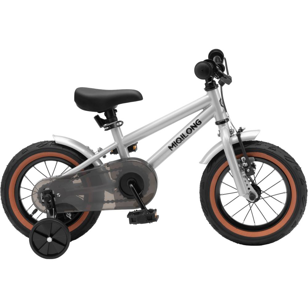 Велосипед MIQILONG ST 12" Silver (RBB-ST12-SILVER) Рама сталь