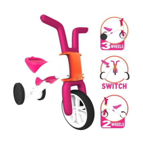 Беговел CHILLAFISH Bunzi Pink (CPBN01PIN) Материал рамы пластик