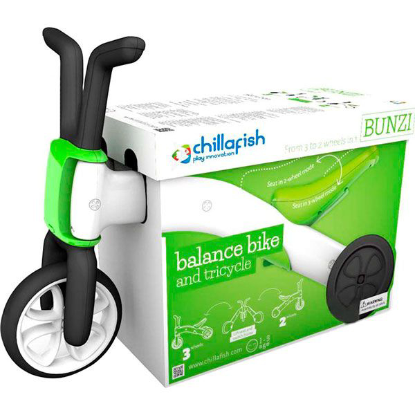 Беговел CHILLAFISH Bunzi Green (CPBN01LIM) Электрический велосипед False