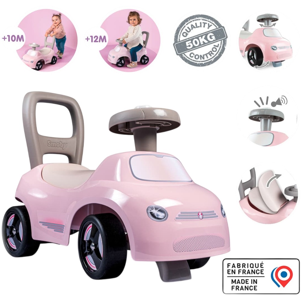 Толокар SMOBY Чудомобіль Pink (720542) Тип толокар