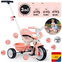 Велосипед SMOBY Би Муви Комфорт 3 в 1 Розовая жемчужина (7600740419)