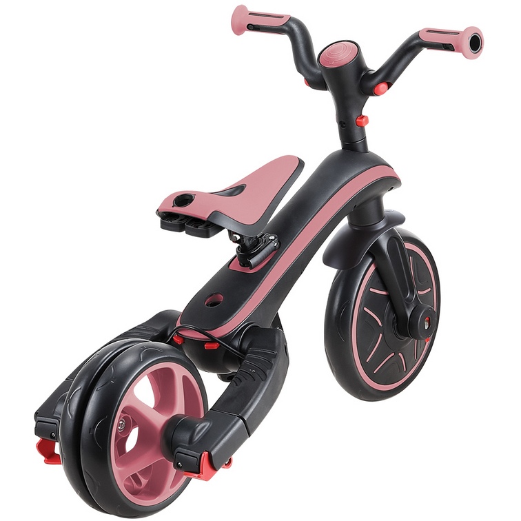 Обзор Детский велосипед GLOBBER EXPLORER TRIKE FOLDABLE 4 в 1 Pastel Pink (732-210-2)