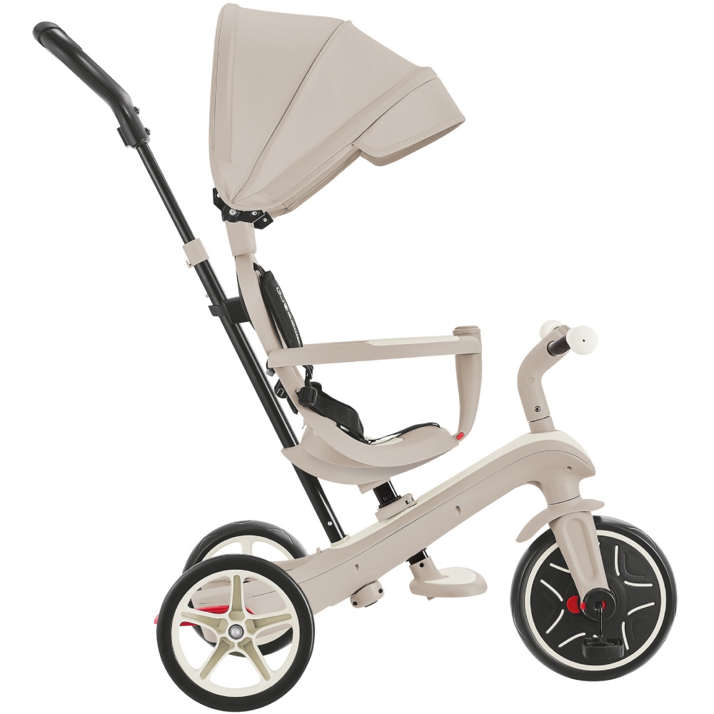 Детский велосипед GLOBBER EXPLORER TRIKE 4в1 ECOLOGIC Coconut (637-566) Тормоза Ножные