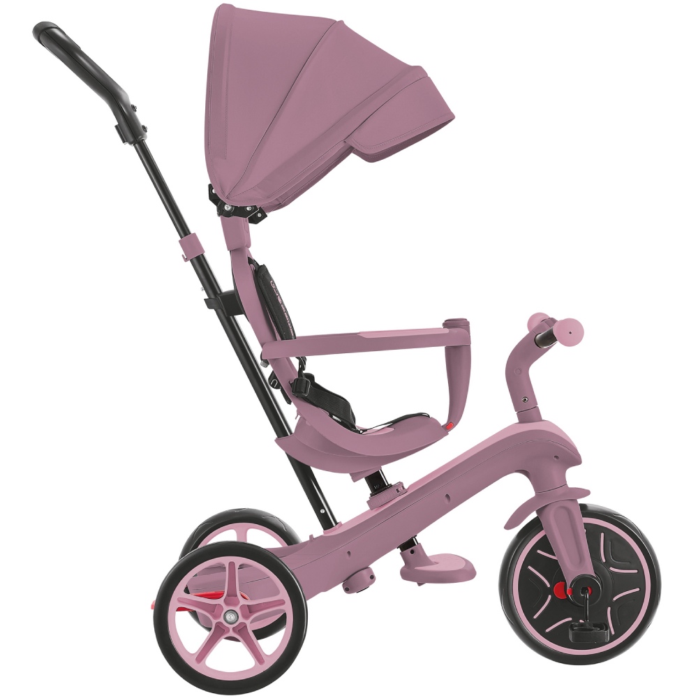Детский велосипед GLOBBER EXPLORER TRIKE 4в1 ECOLOGIC Berry (637-510) Тормоза Ножные