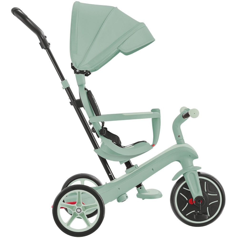 Детский велосипед GLOBBER EXPLORER TRIKE 4в1 ECOLOGIC Pistachio (637-505) Тормоза Ножные