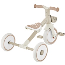 Детский велосипед GLOBBER LEARNING TRIKE 2в1 PLUS ECOLOGIC Coconut (737-466)