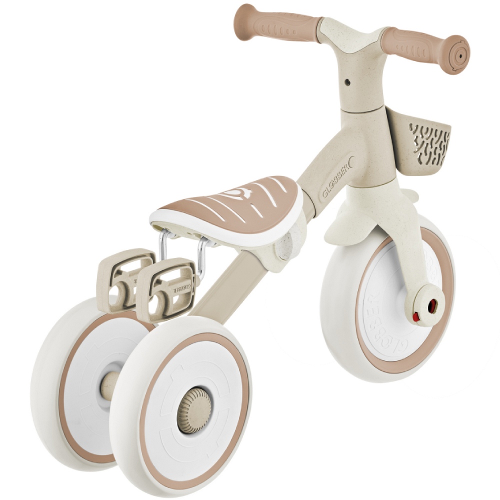Изображение Детский велосипед GLOBBER LEARNING TRIKE 2в1 PLUS ECOLOGIC Coconut (737-466)
