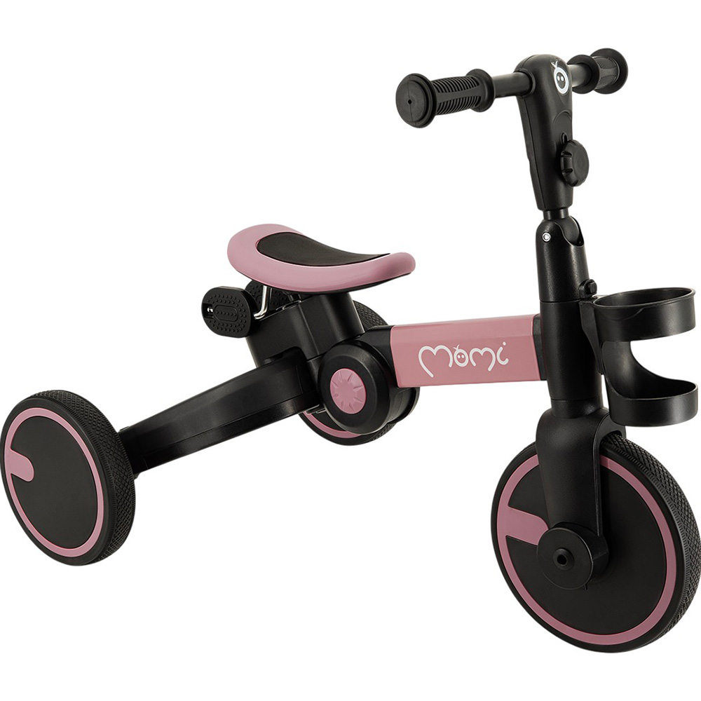 Велосипед MOMI Filo 3в1 Pink (ROTR00024) Руль Складной, регулируемый, высота 52 см