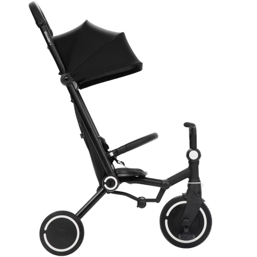 Коляска-велосипед SMARTRIKE Wonder Plus Storm Black (5800601) Педали Съемные; Нескользящая поверхность