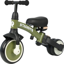 Детский велосипед-беговел QPLAY Stager 3 в 1 з Dark Green (T80STAGERDarkGreen)