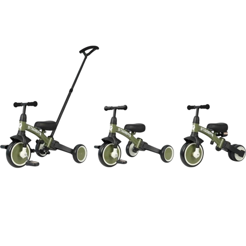 Детский велосипед-беговел QPLAY Stager 3 в 1 з Dark Green (T80STAGERDarkGreen) Тип прогулочный