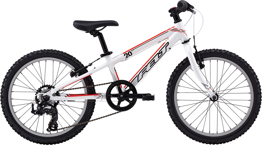 Велосипед FELT 13 MTB Q 20 R gloss white (red, black) 20"