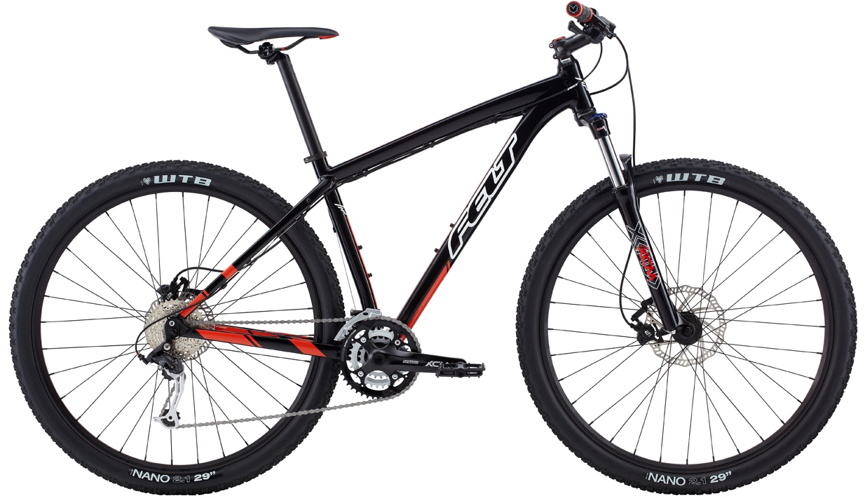 Велосипед FELT MTB NINE 70 XL black (red/white) 22"