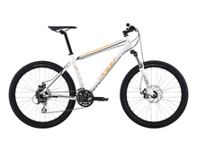 Велосипед FELT MTB SIX 80 S white (black/orange) 16"