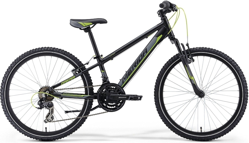 Велосипед MERIDA DAKAR 624 1.SILKBLACK(GREY/ GREEN) 11"