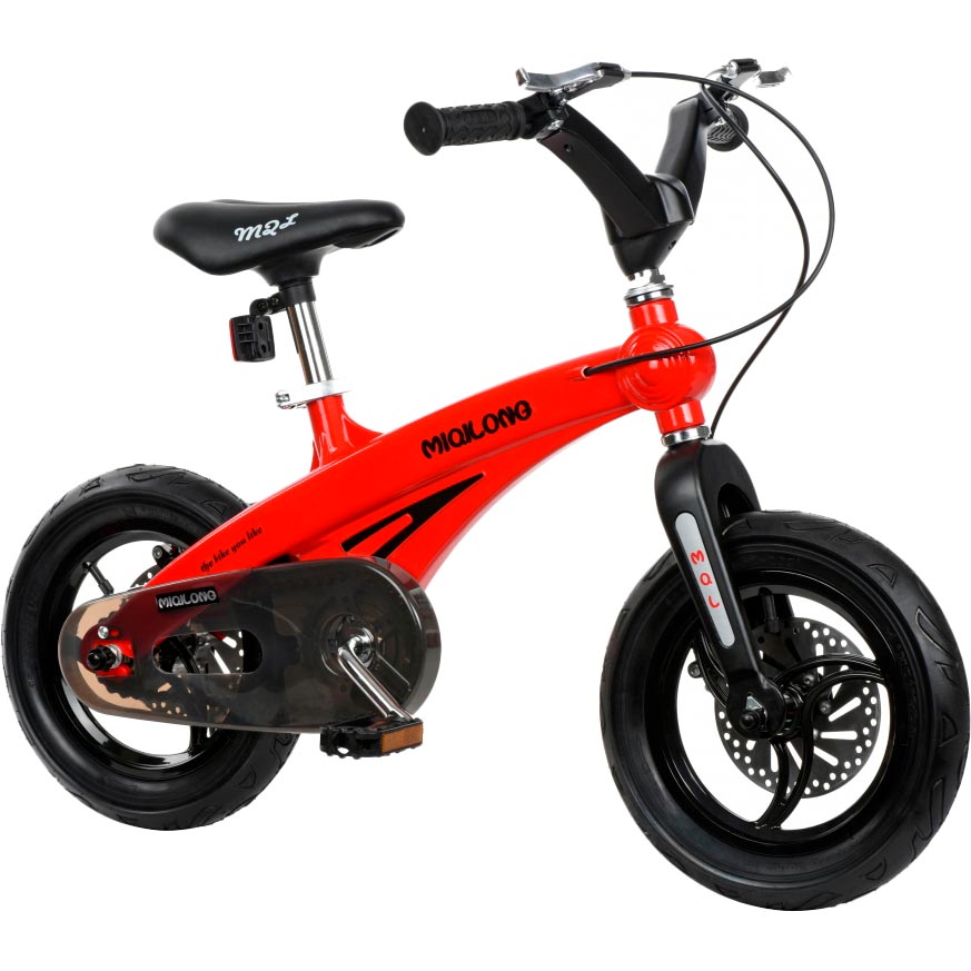 Детский велосипед Miqilong GN Red 12" (MQL-GN12-Red) Вынос нерегулируемый