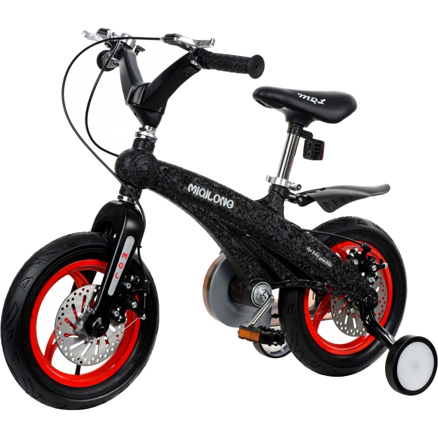 

Детский велосипед Miqilong GN Black 12" (MQL-GN12-Black), Дитячий велосипед GN Чорний 12` MQL-GN12-Black