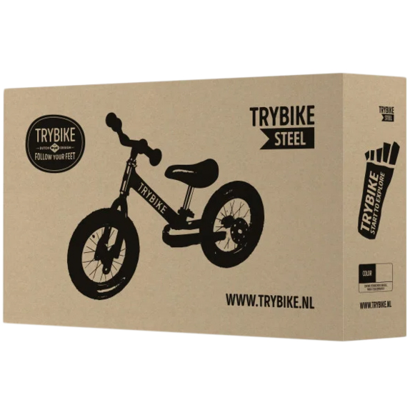 Беговел TRYBIKE Steel Сірий (TBS-2-GRY) Сідло Висота сидіння регулюється від 30 см до 45 см