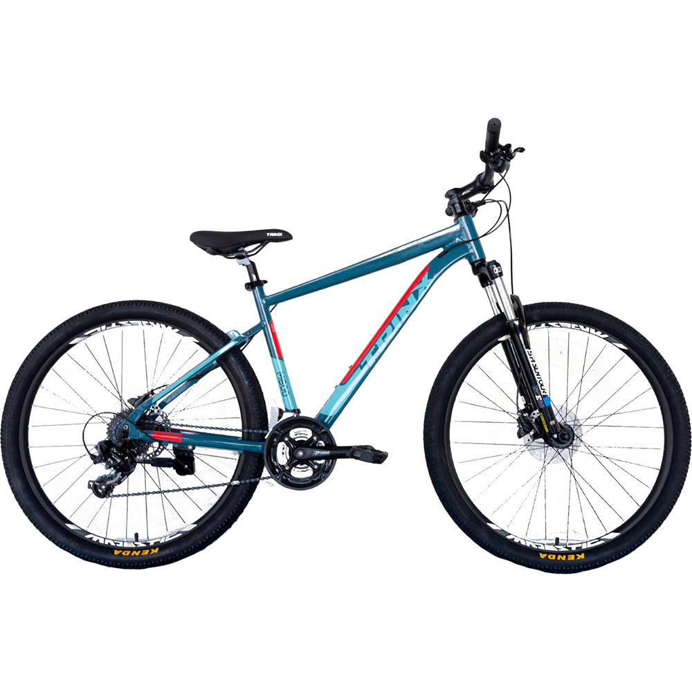 Велосипед TRINX M600 Elite Expert 27.5" х 18" Cyan/Red/Blue