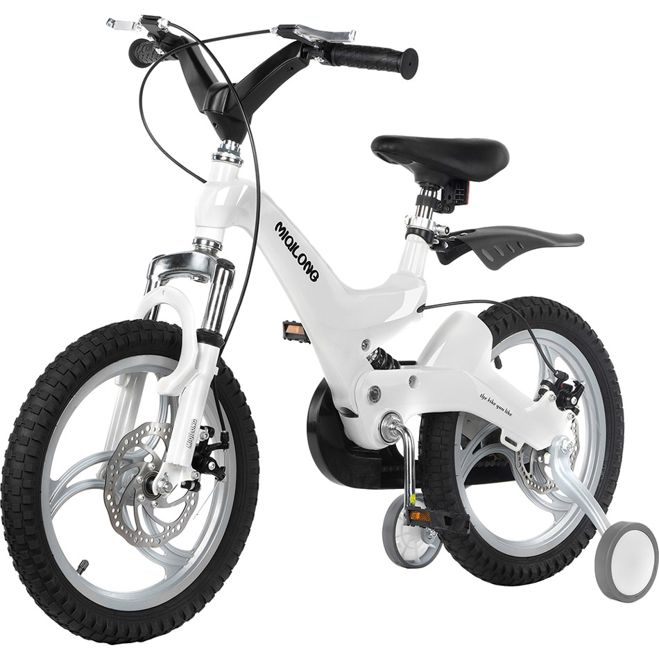 

Велосипед MIQILONG JZB16" White (MQL-JZB16-White), Дитячий велосипед JZB Білий 16` MQL-JZB16-white