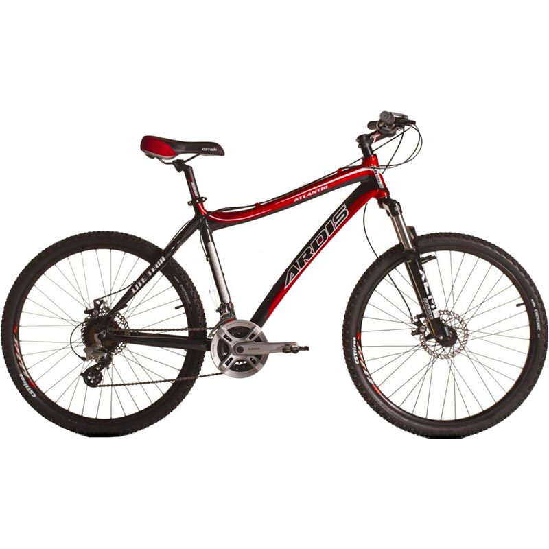 

Велосипед ARDIS Atlantic 26" рама-19" Al Black/Red (01191), Велосипед Atlantic 26" рама-19" Al Black/Red