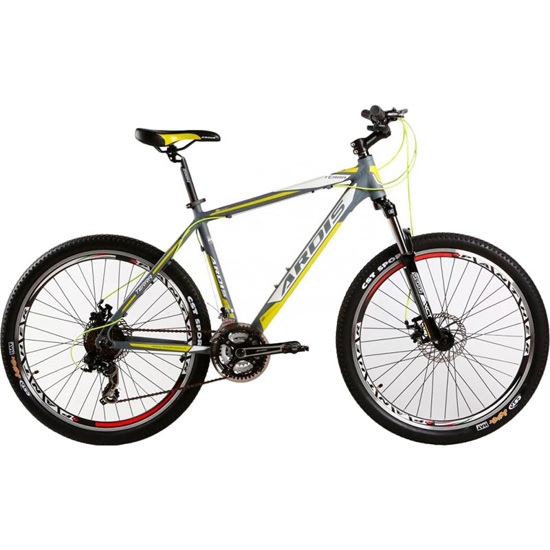 

Велосипед ARDIS Terra 26" рама-15" Al Grey/Yellow (0171), Велосипед Terra 26" рама-15" Al Grey/Yellow (0171)
